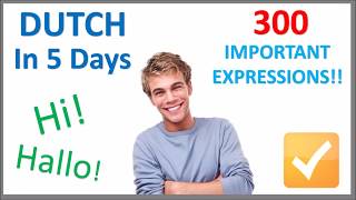 Learn Dutch in 5 Days  Conversation for Beginners [upl. by Atoel]