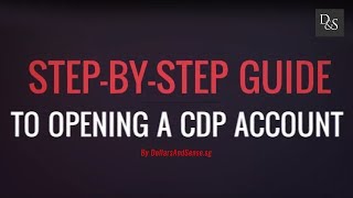 StepbyStep Guide To Opening A CDP Account [upl. by Hana138]