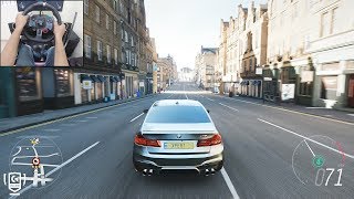 BMW M5 F90  Forza Horizon 4  Logitech g29 gameplay [upl. by Nnylecyoj71]