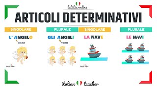 ARTICOLI DETERMINATIVI  easy exercises  Grammar  Italian for Beginners [upl. by Sheryle]