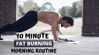 10 MINUTE FAT BURNING MORNING ROUTINE  Do this every day  Rowan Row [upl. by Vasilis]