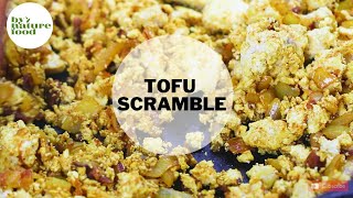 Tofu scramble l Recipe for vegan scrambled egg [upl. by Enelec]