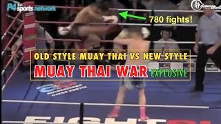 Explosive War Old Style vs New Style Muay Thai [upl. by Sally]