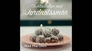 Chokladbollar fyllda med jordnötssmör [upl. by Laemaj]