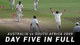 LIVE Flashback Australia v South Africa  Day 5 Sydney Test 2009 [upl. by Ahsiret]