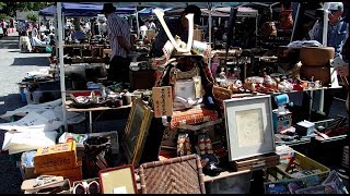 Toji Temple Fleamarket Antique MarketKyoto in Japan [upl. by Ghassan]