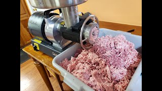 Cabelas Carnivore 1HP 22 Meat Grinder Review [upl. by Latsyk842]