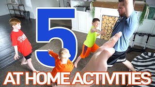 5 FUN GAMES TO PLAY AT HOME WITH YOUR FAMILY  NO ITEMS NEEDED [upl. by Eillit634]