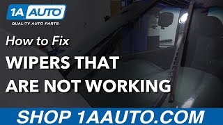 How to Fix Wipers That Are Not Working [upl. by Eednak]