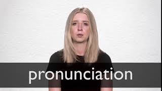 How to pronounce PRONUNCIATION in British English [upl. by Gorman]