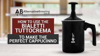 How to Use the Bialetti Tuttocrema Milk Frother [upl. by Algernon]