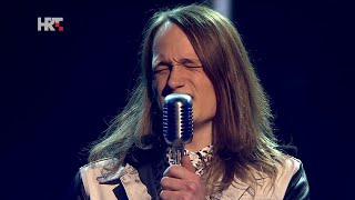 Marin quotHallelujahquot  The Voice of Croatia  Season1  Live2 [upl. by Akimak]