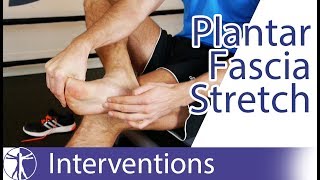 Plantar Fascia Stretch  Plantar Fasciitis [upl. by Oirottiv359]