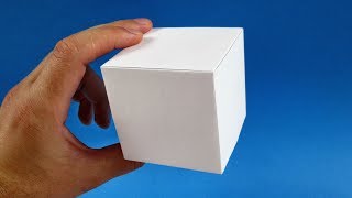 How to Make a Paper Cube  easy origami [upl. by Dnalerb]