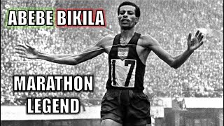 The Marathon World Record  BAREFOOT  ABEBE BIKILA  ETHIOPIA [upl. by Garnet]