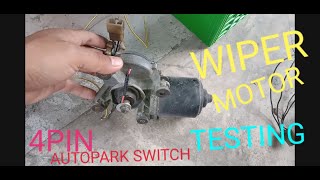 WIPER MOTOR TESTING WIPER MOTOR NOT WORKING [upl. by Carlotta]