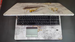 Laptop Skin Installation  DIY Projects  manishpainteryt [upl. by Einttirb37]