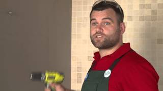 How To Install A Towel Rail Into Plaster  DIY At Bunnings [upl. by Bartholemy]