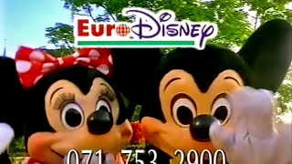 1993 Euro Disney Promo Spot 2  quotDisneyland has come to Europequot  Disneyland Paris [upl. by Zerep]