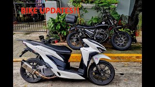 Vlog 31 Bike updates Honda Click 150i additional upgrades Hondaclick150i UrbanridePH [upl. by Ynnel]