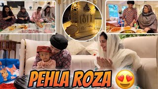 Pehla Roza Alhamdulillah  Sehri Se Iftar Tak  Decor ka Saman Tod Diya  Ramadan vlog [upl. by Aicarg]