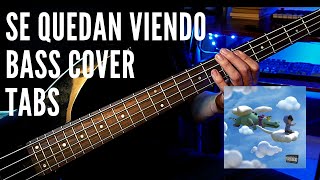 Se Quedan Viendo  Junior H  Bass Cover TABS [upl. by Lawan]