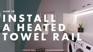 How To Install A Heated Towel Rail  Bunnings Warehouse [upl. by Reede830]