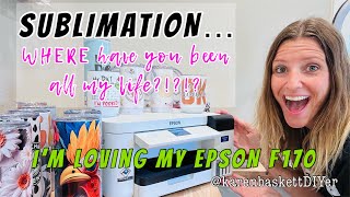 SUBLIMATION  EPSON F170 Printer [upl. by Iraj]