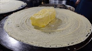 Indias Most Buttery Dosa  Ghotala Dosa  Indian Street Food [upl. by Dympha602]