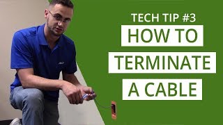 How to Terminate a Low Voltage Cable [upl. by Eneliak]