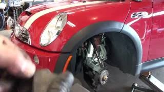 Mini Cooper  Brake Repair Sensor  Quick Tips  Ozzstar [upl. by Okier]