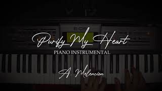 PURIFY MY HEART Refiners Fire  Piano Instrumental with Lyrics [upl. by Ecydnac]