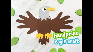 Handprint Eagle Craft For Kids [upl. by Eissalc]