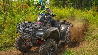 Full REVIEW 2017 Honda Foreman Rubicon 500 Deluxe [upl. by Athiste350]