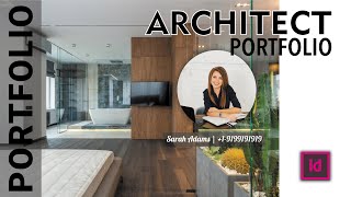 Create an Architect Portfolio in InDesign [upl. by Armmat734]