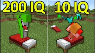 200IQ vs 10IQ Minecraft Plays 10 [upl. by Ettelimay]