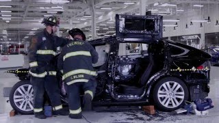 Tesla Model X First Responder Training  Advanced Extrication [upl. by Avah]