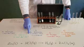 Reaction Rates Demonstration  Factors Affecting Rate [upl. by Semmes]