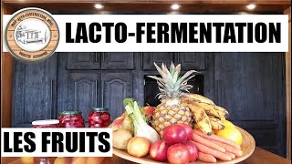 Fruits Lacto Fermentés 2 recettes et bienfaits digestion immunité sans cuisson et crus [upl. by Luhe358]