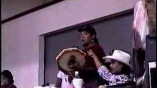 Native American Shoshone Paiute Indian signing  Round Dance [upl. by Weinberg]