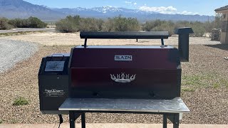 Showcasing BLAZN Grill Works Grid Iron Pellet Grill And Smoker [upl. by Louella831]