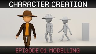 Blender Character Creation Modelling [upl. by Chlori507]