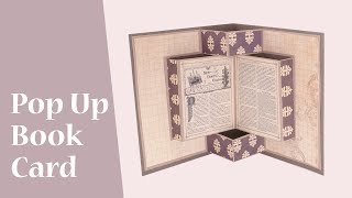 Pop Up Book Card Tutorial [upl. by Hanej651]