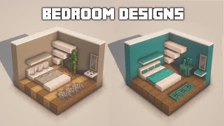 Minecraft Bedroom Designs  Ideas [upl. by Tarazi]