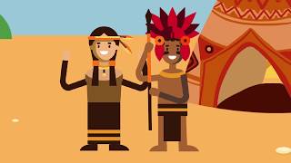 History of Native Americans Animation [upl. by Horvitz935]