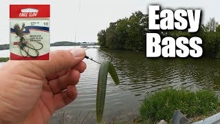 Easy Bass Fishing for ANYONE  Affordable Fishing for Beginners [upl. by Nylrehc]