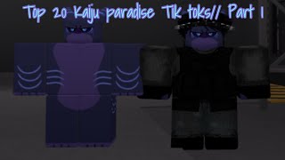 Top Kaiju Paradise Tik toks D Part 1 [upl. by Apfelstadt]