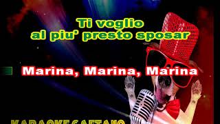 Marino Marini Marina karaoke [upl. by Ettenyl675]