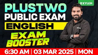 Plus Two Public Exam English  Exam Booster  Xylem Plus Two [upl. by Gunnar]