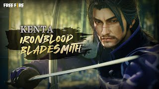 Kenta Ironblood Bladesmith  Free Fire Tales [upl. by Ecienal212]